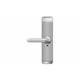 Incuietoare smart cu amprenta, cod, card, telefon, Wi-Fi, Bluetooth, ideal pensiuni, regim hotelier, Booking, Airbnb, culoare silver
