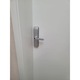 Incuietoare smart cu amprenta, cod, card, telefon, Wi-Fi, Bluetooth, ideal pensiuni, regim hotelier, Booking, Airbnb, culoare silver