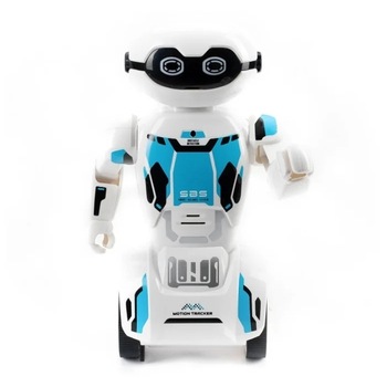 Robot Silverlit MacroBot cu Telecomanda, Alb/Albastru