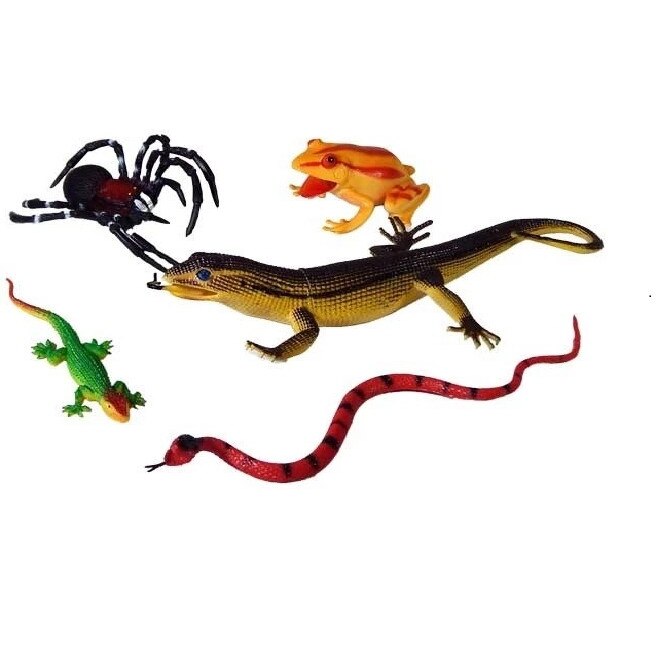 Set 5 figurine, reptile si amfibieni