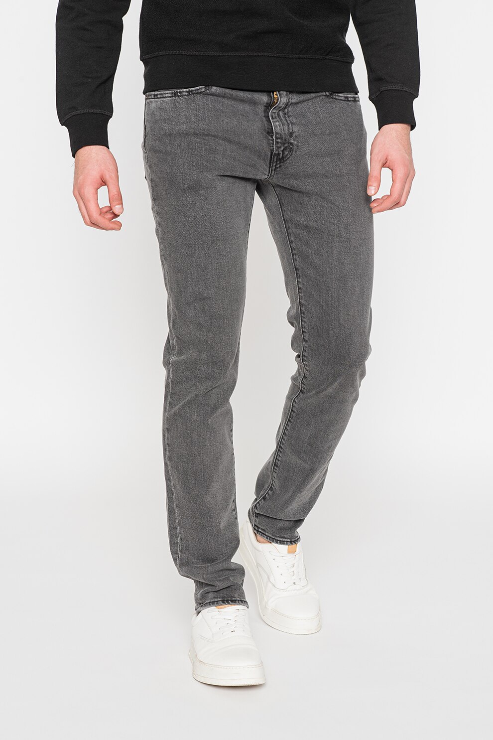 Levi's, Blugi slim fit 511™, Negru melange