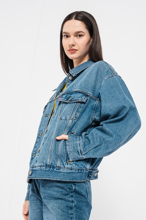 Levi's, 90's Trucker kényelmes fazonú farmerdzseki, Kék