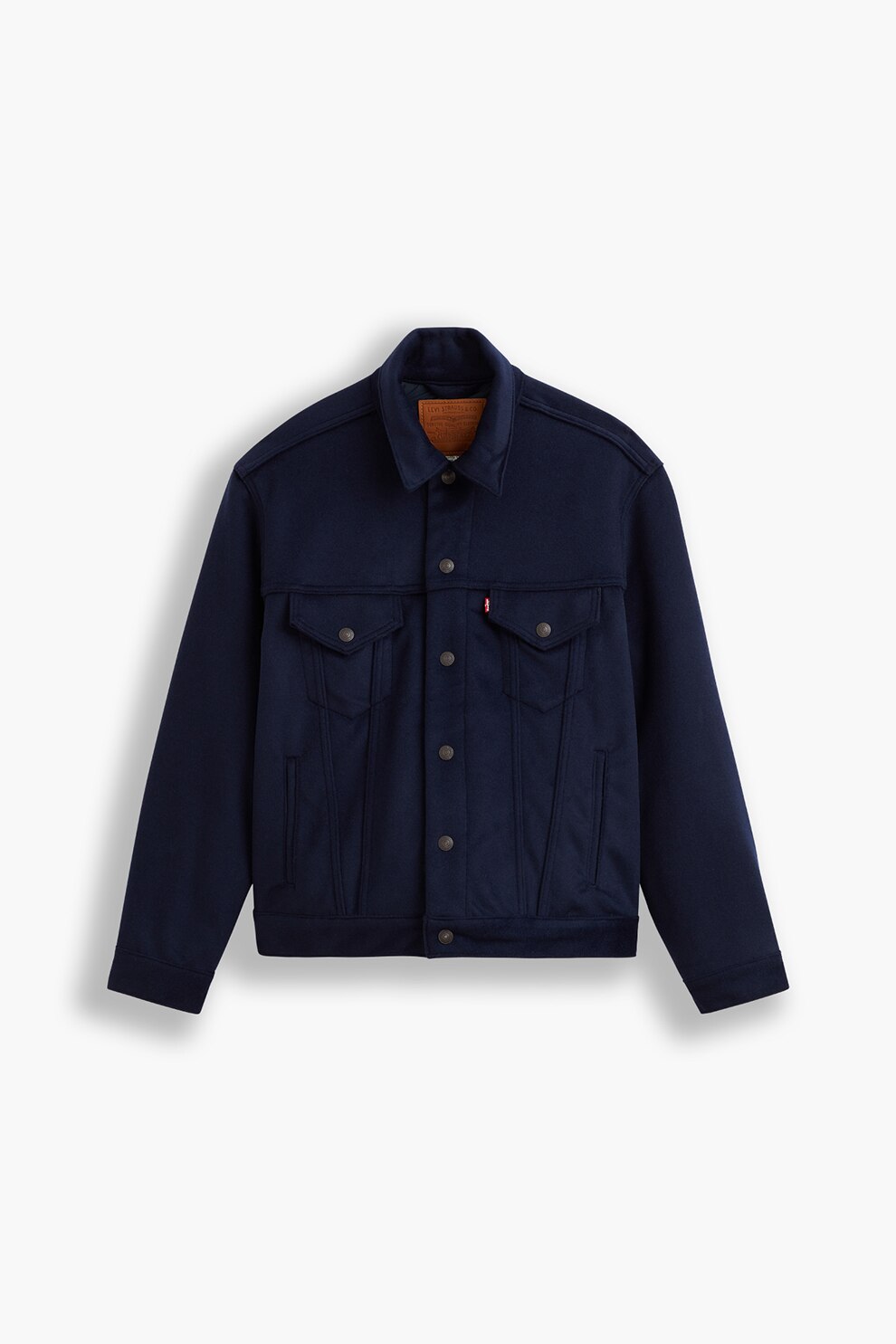 Levi's, Яке с вълна и капси, Индиго, L - eMAG.bg