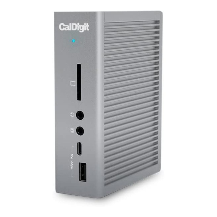 Докинг станция CalDigit TS3 Plus, Thunderbolt 3, USB-C Gen 2, DisplayPort, UHS-II, Gigabit Ethernet, 87 W, Сребрист