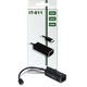 Бърз USB 3.0 Type C към LAN адаптер Argus IT-811, Inter-Tech, Gigabit LAN, Wake-On-LAN (WOL), USB 3.0 Type C, RJ45 LAN 10/100 / 1000Mbit, алуминиев, черен