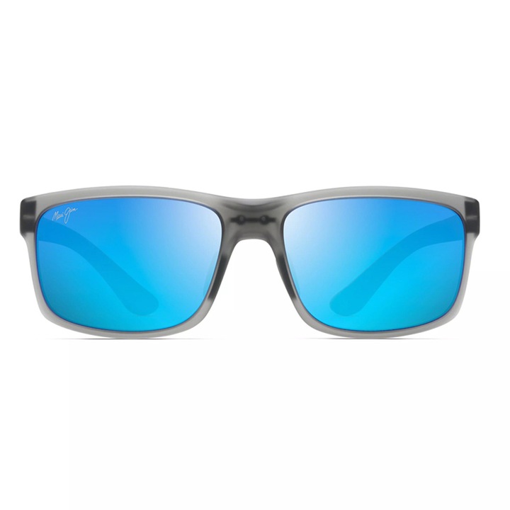 Ochelari de soare pentru barbati Maui Jim POKOWAI ARCH B439 11M, polarizati, Gri, 58 mm