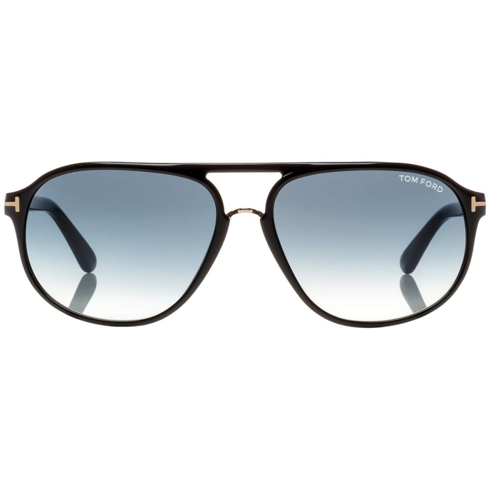 Ochelari de soare pentru barbati Tom Ford FT0447 01P, Negru, 60 mm