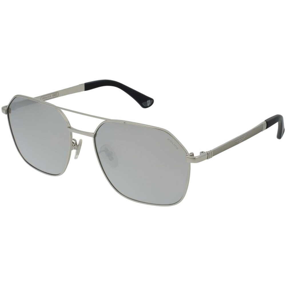 Ochelari de soare pentru barbati Police SPLC34 589X, Argintiu, 58 mm