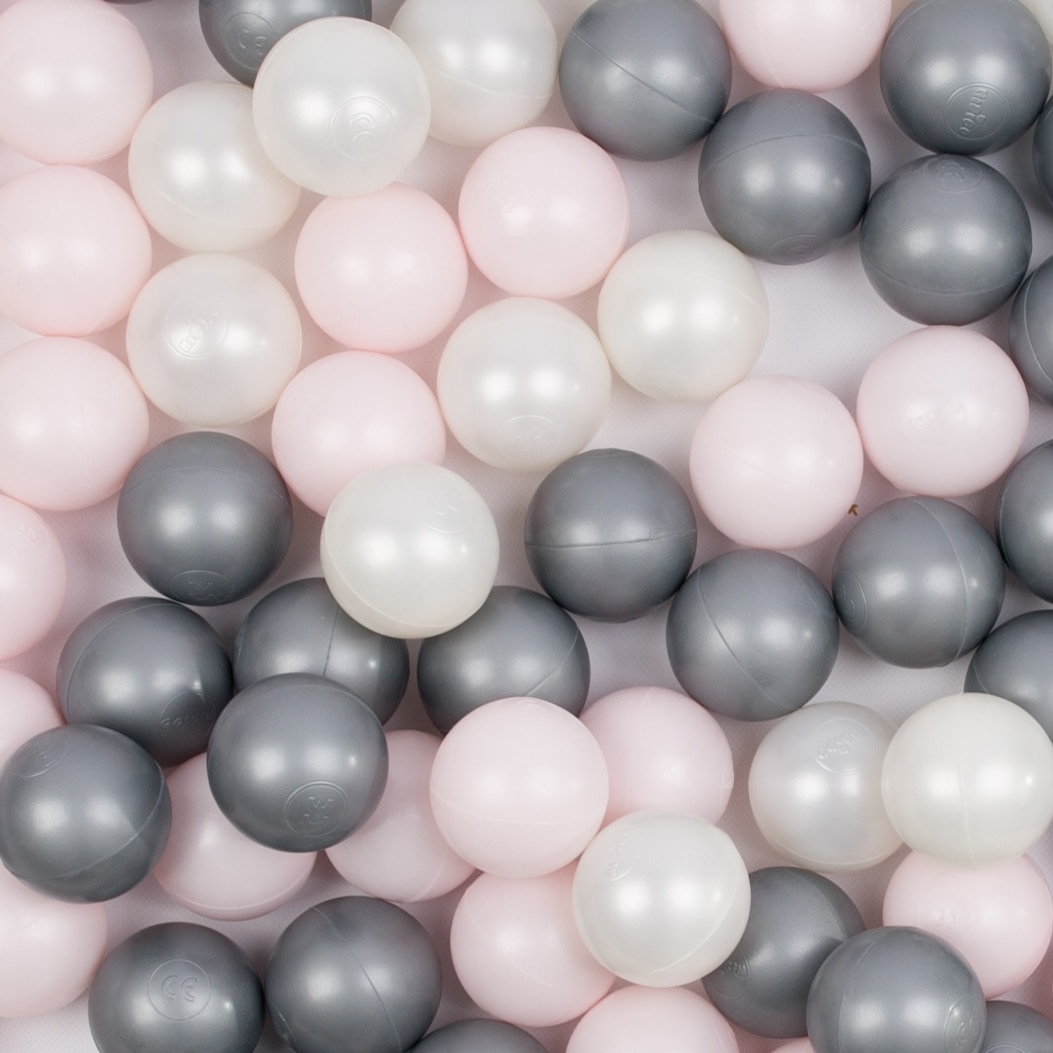 Set 200 bile colorate, Misioo, Plastic, Multicolor