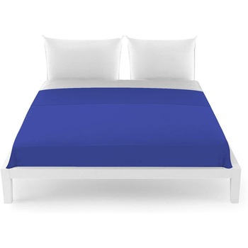 Cearceaf Sophie Pentru Deasupra, Model Cool, 100% Bumbac, 240 x 275 cm, Albastru Inchis Cearceaf Sophie Pentru Deasupra, Model Cool, 100% Bumbac, 240 x 275 cm, Albastru Inchis