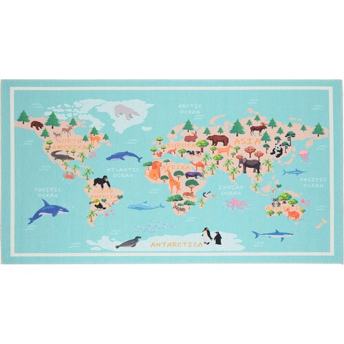 Covor camera copiilor Allegro continente 80x150 cm