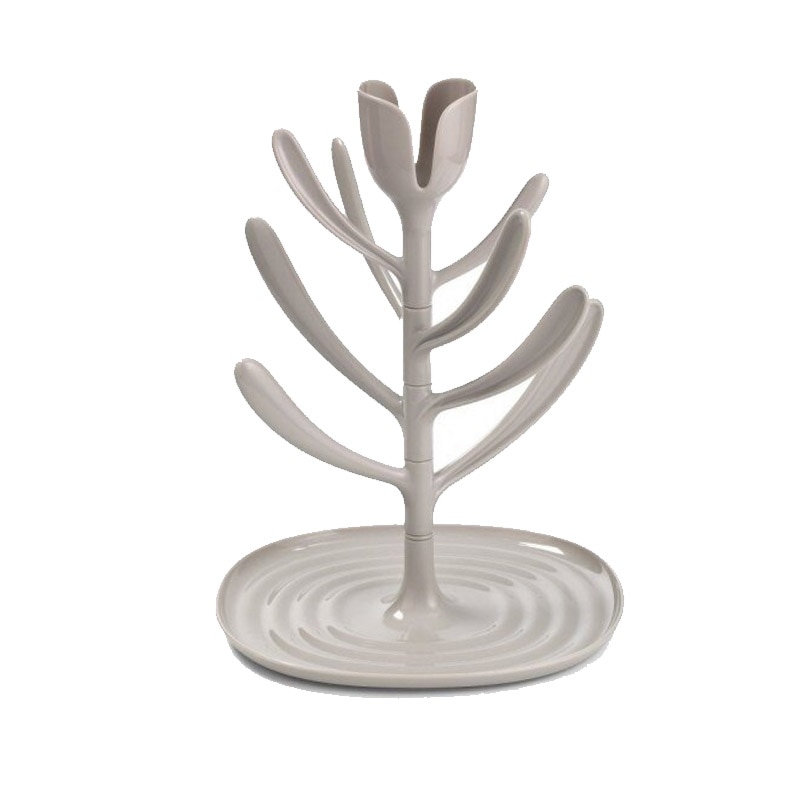 Suport pentru uscarea biberoanelor si accesoriilor BabyOno 1072, Gri 0+ luni