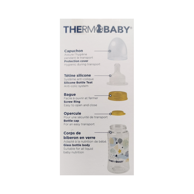 Thermobaby ® Biberon in vetro, 230 ml 