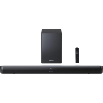 Soundbar Sharp HT-SBW202, 2.1, 200W, Bluetooth, HDMI, Negru Soundbar Sharp HT-SBW202, 2.1, 200W, Bluetooth, HDMI, Negru