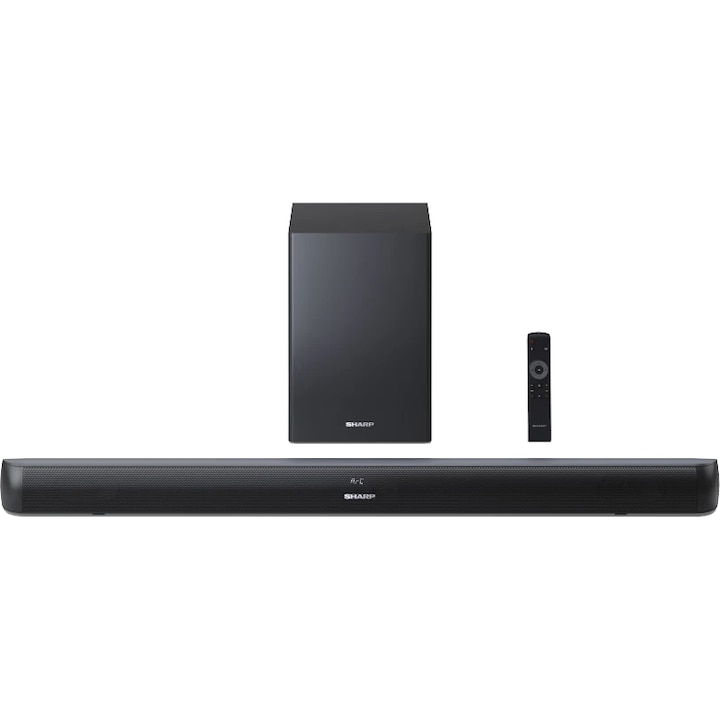 Sharp HT-SBW202 Soundbar, 2.1, 200 W, Bluetooth, HDMI, fekete