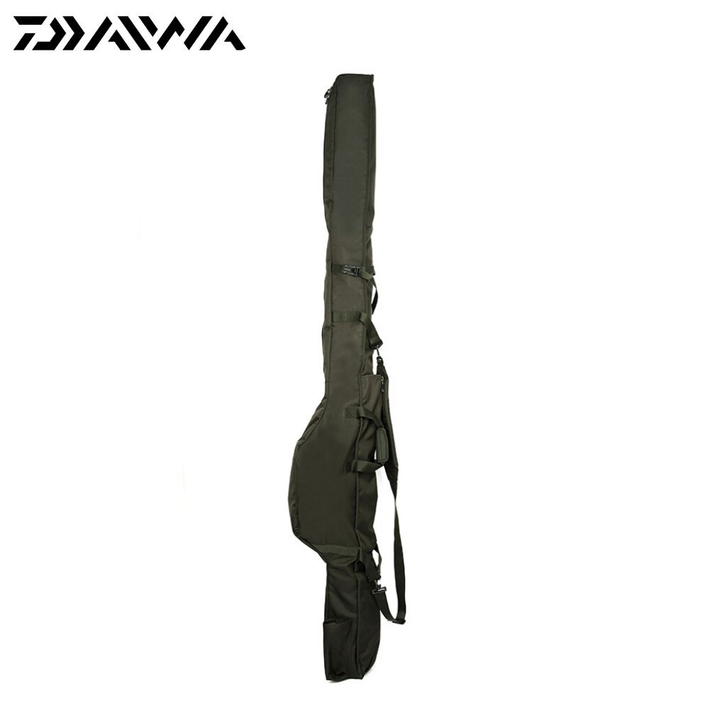 Husa pentru lansete, kaki, poliester, Daiwa IS Rod Holdall pentru 3 tije 12ft