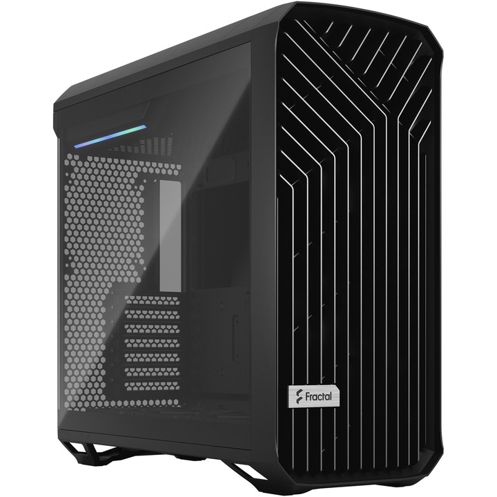 Компютърна кутия Fractal Design Torrent Black TG Light Tint, Mid-Tower, Без захранващ блок, E-ATX, Black