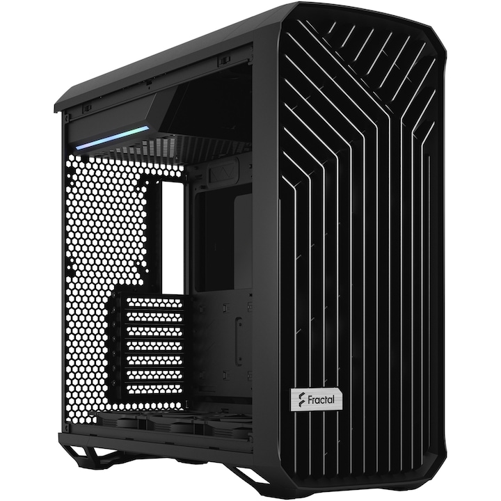 Кутия Fractal Design Torrent Black TG Dark Tint, Mid-Tower, без източник, E-ATX, Черен