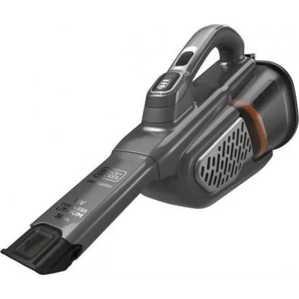 Aspirator Black Decker BHHV520JF-QW cu acumulator 18V, 2.0Ah, 2 trepte de putere, sistem de filtrare cu Cyclonic Action in 3 trepte