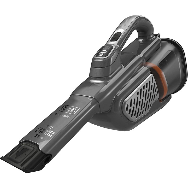 Преносима прахосмукачка Black & Decker BHHV520JF-QW, 18V, 0.7 л, Сив