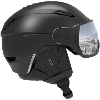 Casca ski Salomon PIONEER VISOR, L(59-62cm), negru Casca ski Salomon PIONEER VISOR, L(59-62cm), negru