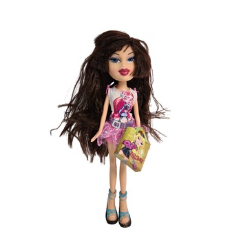 Papusa FOLKY Fashion cu geanta, AMEK, 24 cm Papusa FOLKY Fashion cu geanta, AMEK, 24 cm