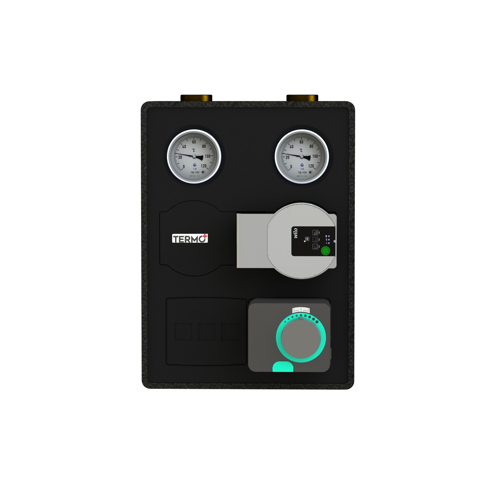 Grup de pompare dn25 termo+ cu actionare electrica cu pompa wilo para 25/6