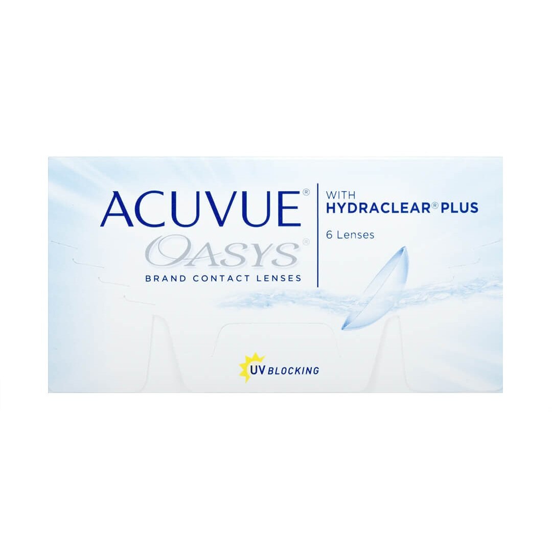 Lentile de contact Acuvue Oasys cu Hydraclear Plus, 6 bucati