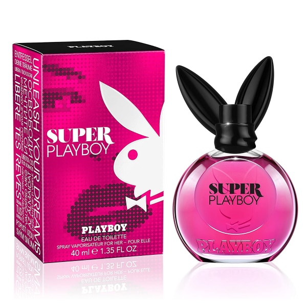 Apa de toaleta, Playboy Super for Her, Floral/Fructat, 40ml