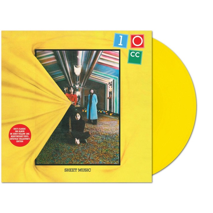 10cc-Sheet Music (Yellow Vinyl) (180g Audiophile Pressing)-LP
