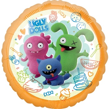 Balon folie Ugly Dolls, 43 cm, multicolor Balon folie Ugly Dolls, 43 cm, multicolor