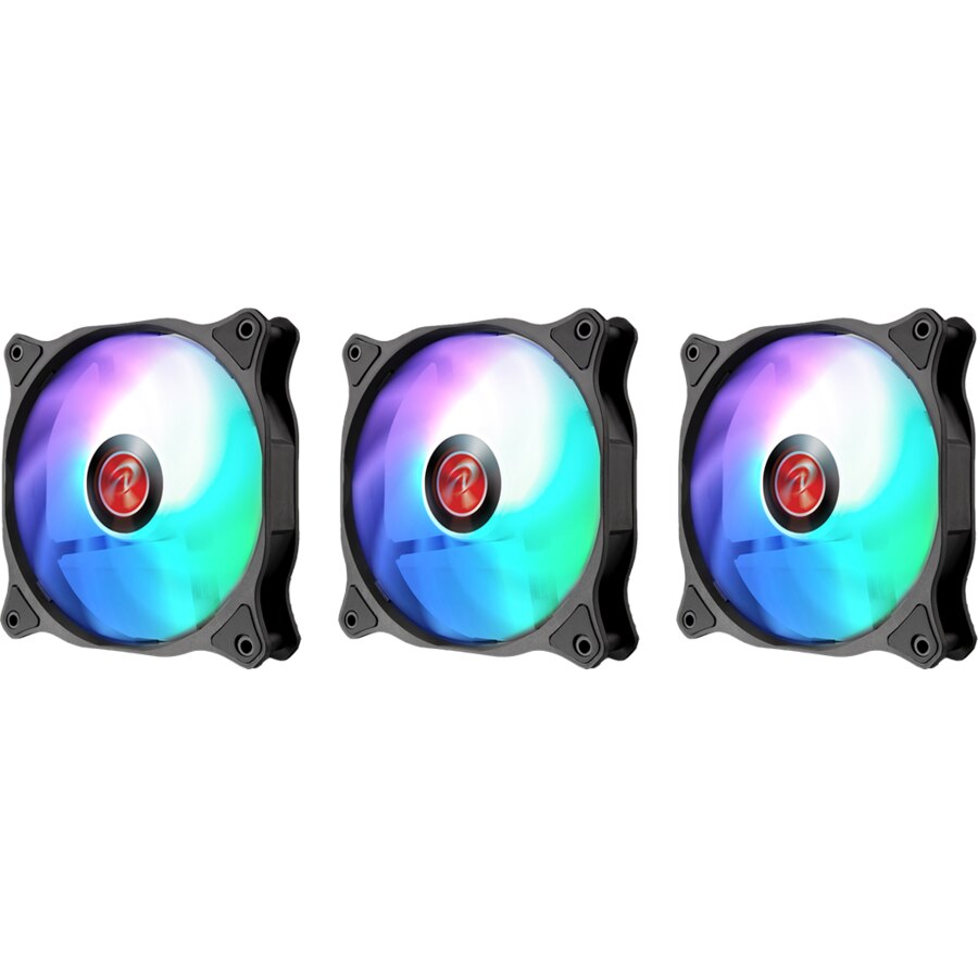 Ventilator Raijintek EOS 12 RBW ADD, 3 x 120mm, controler si telecomanda inclusa