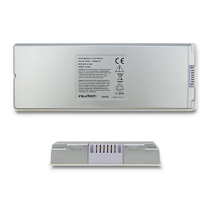 Baterie pentru MacBookPro 13 Qoltec, A1185, 5400 mAh, 10.8-11.1 V