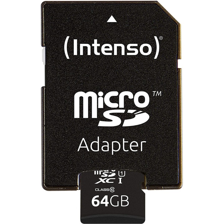 Intenso 3423491 microSDXC, 128GB, Class 10, UHS-I Premium memóriakártya