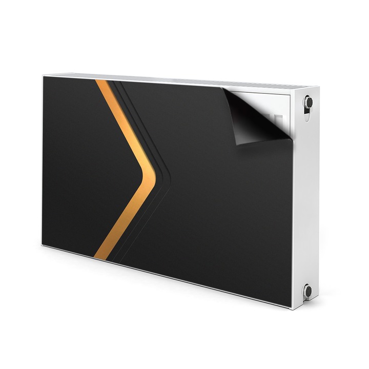 Magnet incalzitor, Graficul negru elegant, Maro, 100x60