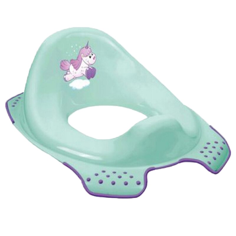 Reductor toaleta antiderapant pentru copii Keeeper 041347, Turcoaz