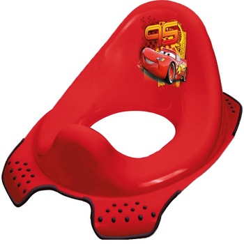 Reductor Toaleta antiderapant pentru copii Disney Fulger Mc Queen 054040, Rosu Reductor Toaleta antiderapant pentru copii Disney Fulger Mc Queen 054040, Rosu