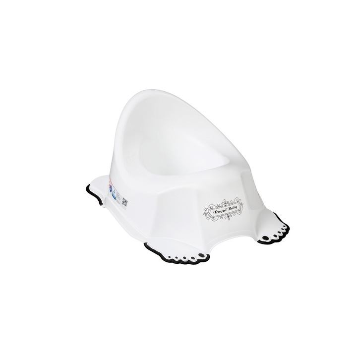 Csúszásgátló bili Tega Baby Royal RL-001-103ON, Fehér