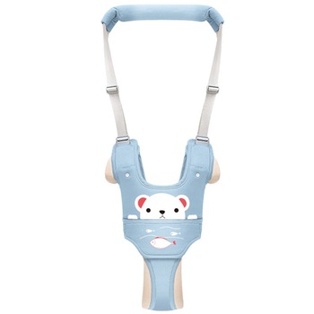Ham bebe multifunctional cu suport tip chilot detasabil, premergator pentru asistarea la mersul bebelusului, Albastru, Varsta 6-36 luni, Bumbac Ham bebe multifunctional cu suport tip chilot detasabil, premergator pentru asistarea la mersul bebelusului, Albastru, Varsta 6-36 luni, Bumbac