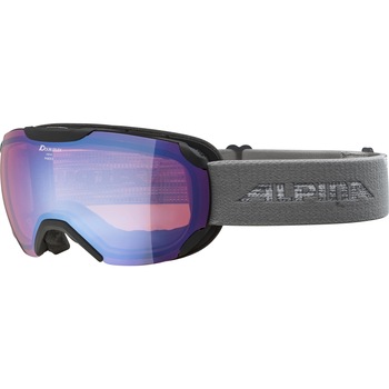 Ochelari ski Alpina Pheos S HM, Black Grey/Mirror Blue, marime M, lentila S2 Ochelari ski Alpina Pheos S HM, Black Grey/Mirror Blue, marime M, lentila S2