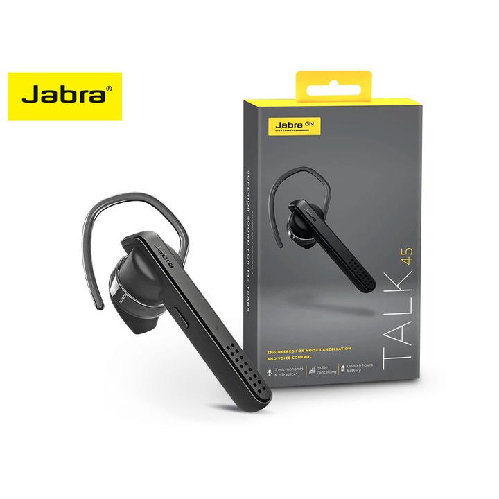 Bluetooth слушалка Jabra Talk 45 v4.0 - MultiPoint - черна