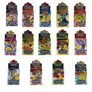 Set Joc de carti Pokemon Sword And Shield, Chilling Reign, 336 cartonase in limba engleza, Multicolor Set Joc de carti Pokemon Sword And Shield, Chilling Reign, 336 cartonase in limba engleza, Multicolor
