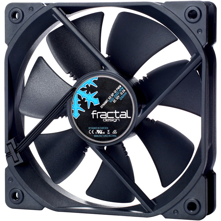 Fractal Design Dynamic X2 GP-12 PWM Black PC ventilátor, 120mm