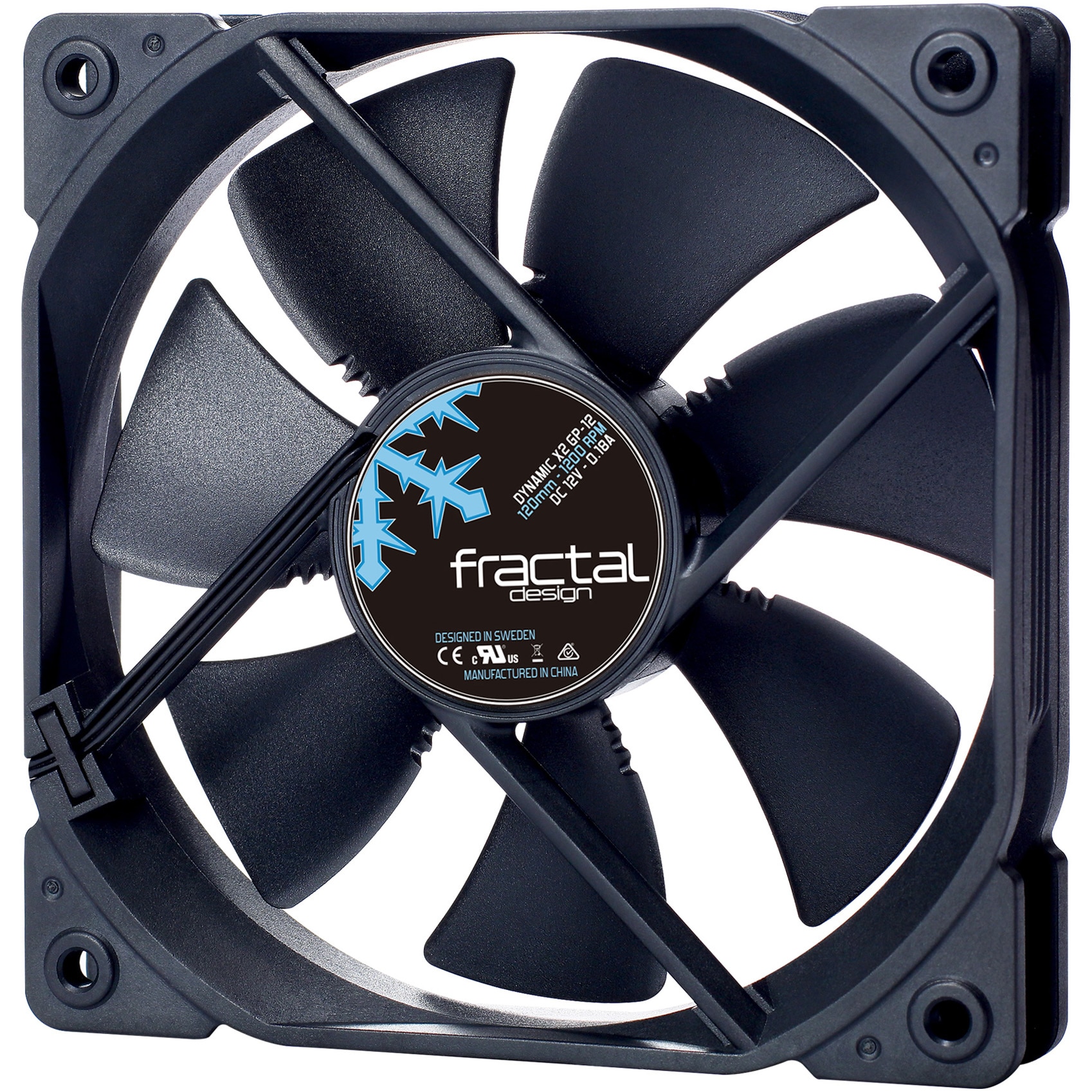 Ventilator Fractal Design Dynamic X2 GP-12 Black , 120mm