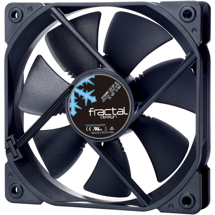Fractal Design Dynamic X2 GP-12 Black PC ventilátor, 120mm