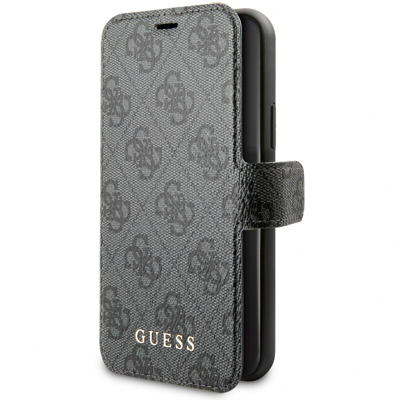 Husa de protectie Guess 4G Book pentru Apple iPhone 11, Gri