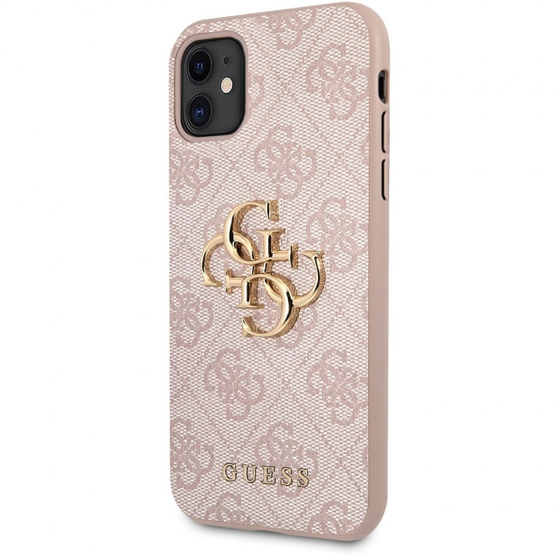 Протектор Guess, за Apple iPhone 11, Розов - eMAG.bg