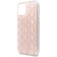 Husa de protectie Guess 4G Peony Glitter pentru Apple iPhone 11 Pro, Roz