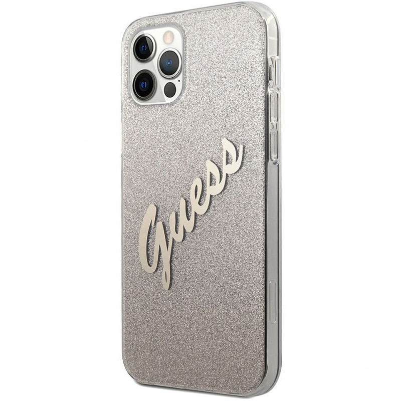 Husa de protectie Guess Vintage pentru Apple iPhone 12 Pro Max, Auriu