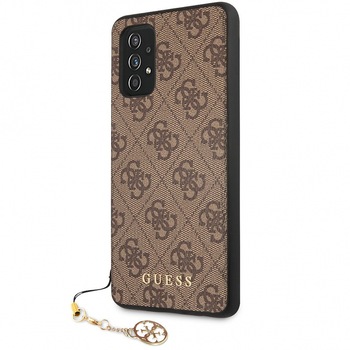Husa de protectie Guess Charms 4G pentru Samsung Galaxy A52 A525 / Samsung Galaxy A52 5G, Maro Husa de protectie Guess Charms 4G pentru Samsung Galaxy A52 A525 / Samsung Galaxy A52 5G, Maro